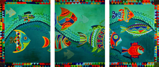 Triptychon Die Fische des Ptolemäus 2