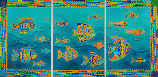 Triptychon Die Fische des Ptolemäus